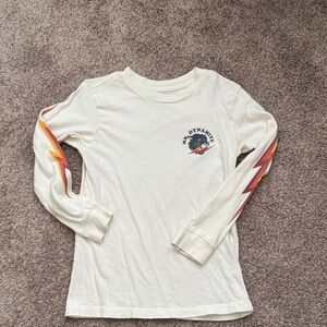 Tiny Whales!!! Kids Long Sleeve Shirt with Lightning Design